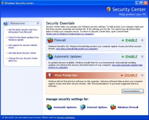Troyano FakePowav.B Security Center.exe Troyano FakePowav.B Security Center.exe