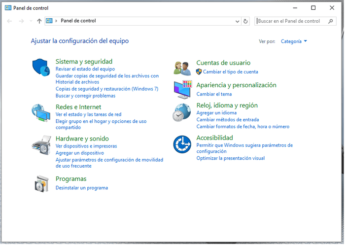 desinstalar programas en windows