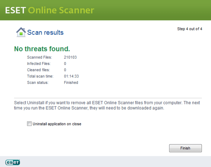 ESET Online Scanner