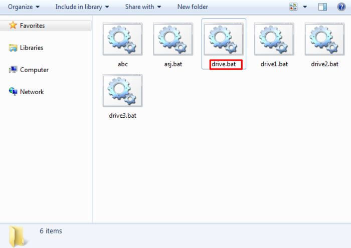 Eliminar el virus Drive.bat