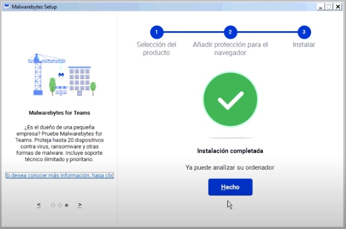 Instalación completa MALWAREBYTES