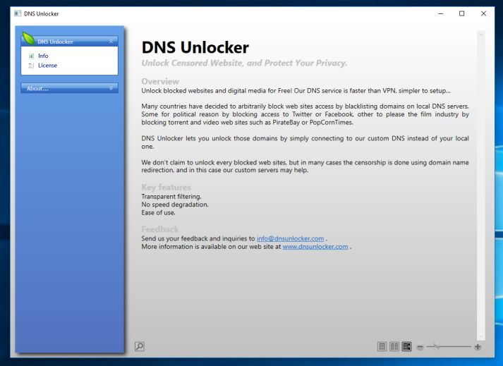 DNS Unlocker