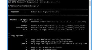 Robocopy Windows