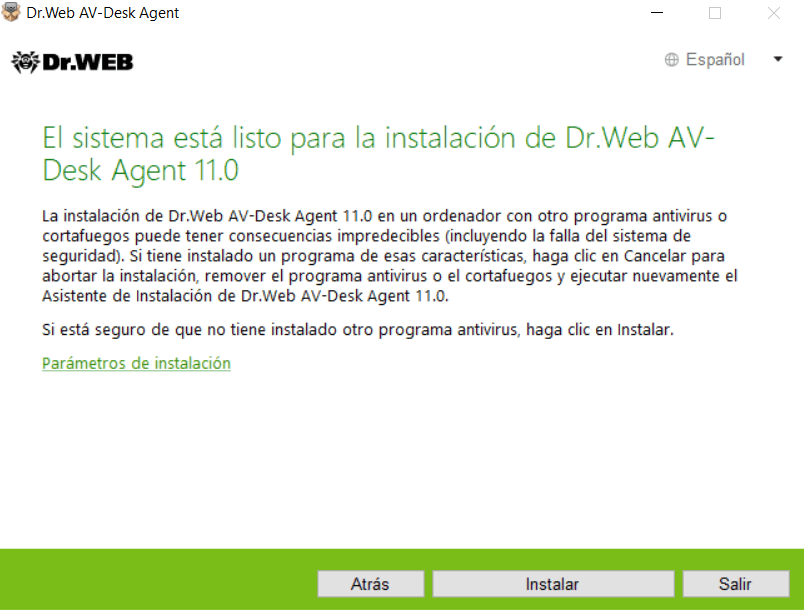 Análisis del antivirus Dr. Web