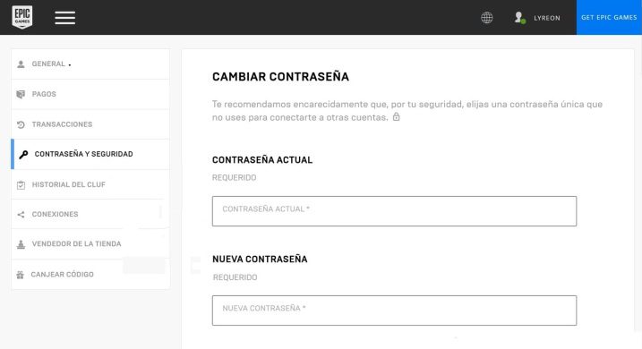 Cómo activar 2FA en Fortnite