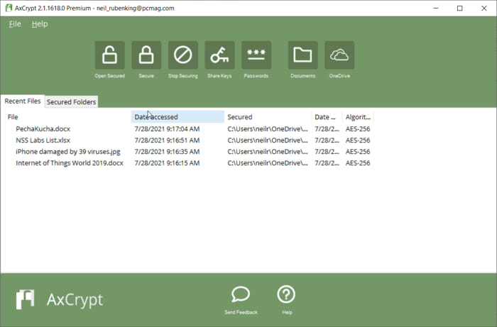 AxCrypt cifrar archivos en windows