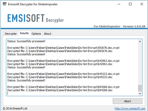 Guía definitiva para eliminar GlobeImposter 2.0 ransomware 2