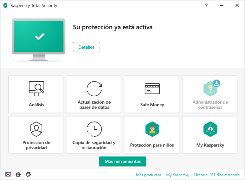 software de seguridad de Kaspersky