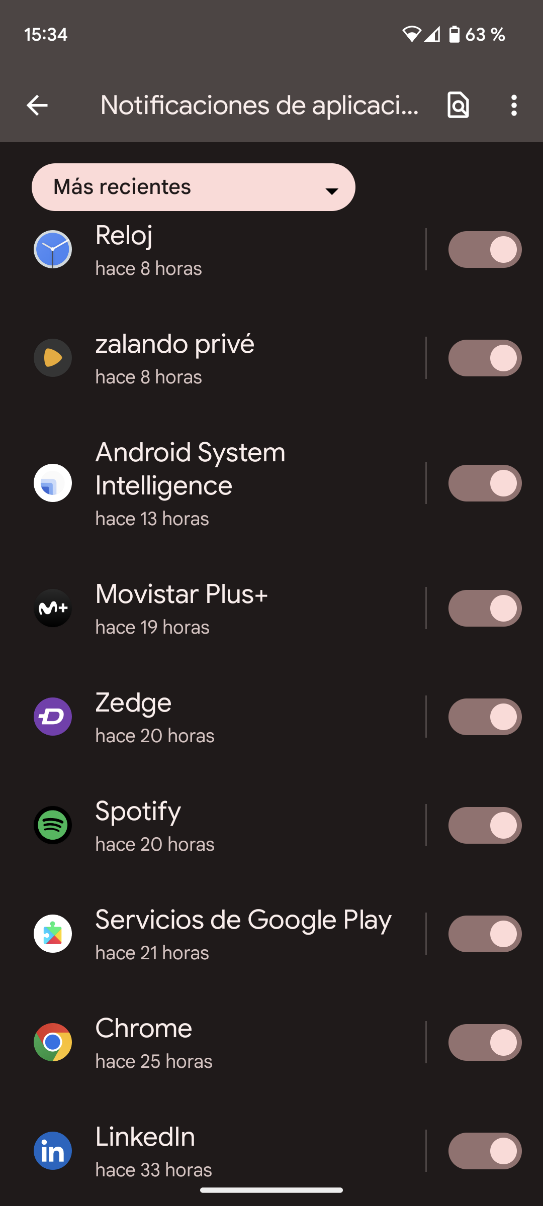 Desactiva las notificaciones del navegador desde la configuración de tu Android