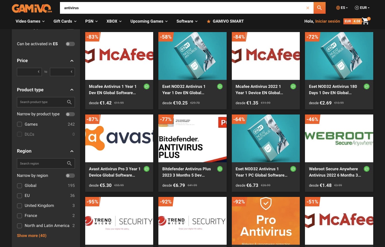 Licencias antivirus baratas: ¿Dónde comprarlas? 1