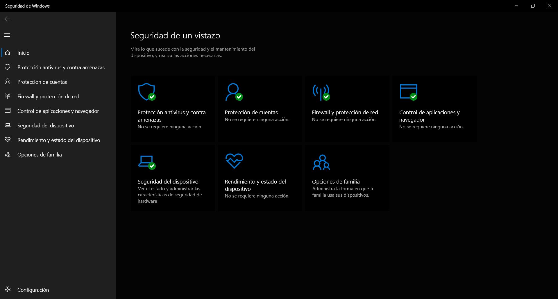 Las funciones de Windows Defender