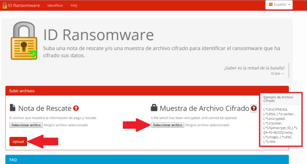 Aprende cómo identificar el ransomware que infectó tu equipo 1