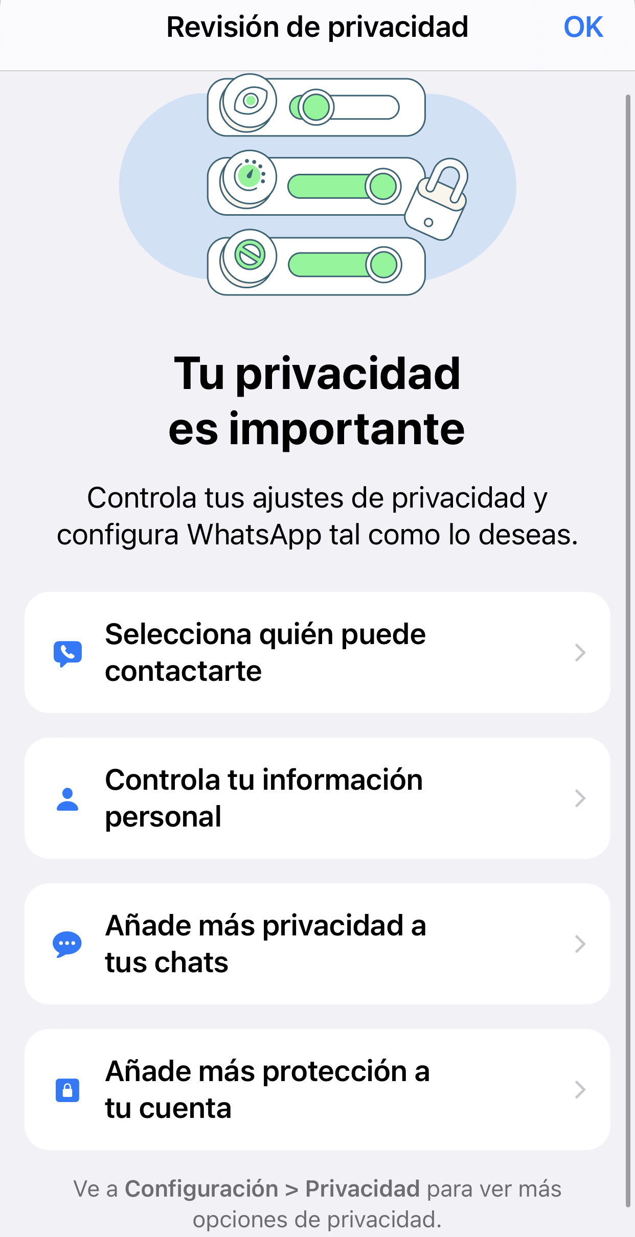 WhatsApp seguridad y privacidad