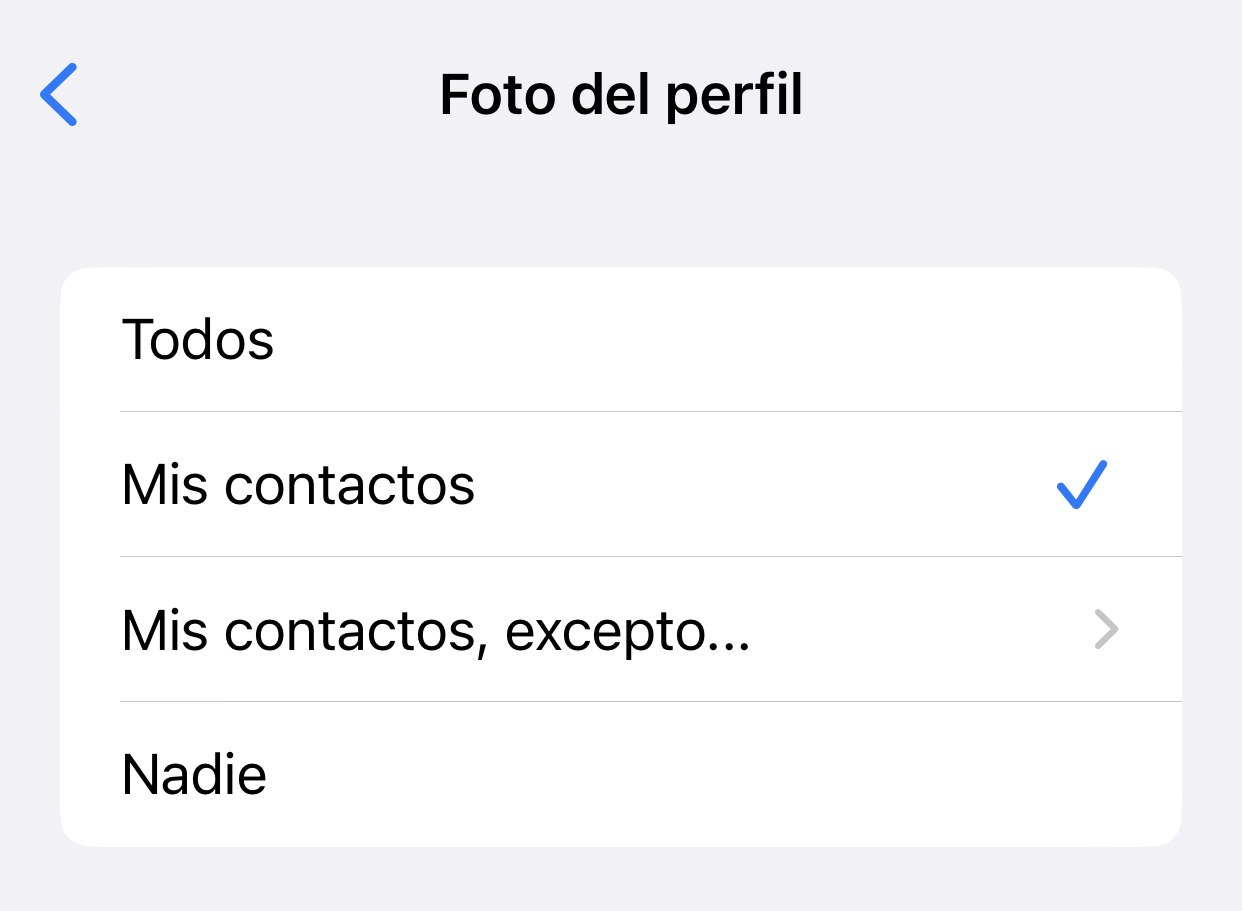 foto perfil WhatsApp seguridad y privacidad