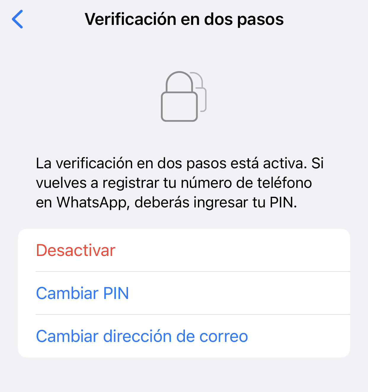 verificación dos pasos WhatsApp seguridad y privacidad