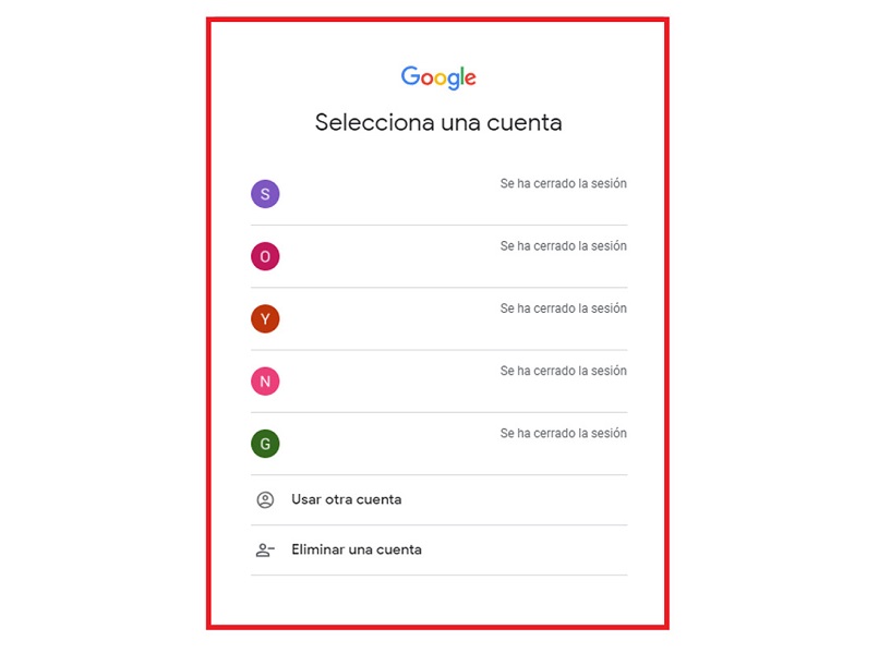 mis cuentas google